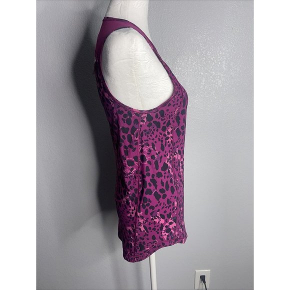 Authentic Lululemon Size 2 Sculpt Tank CTMP/MGPR Cheetah Camo Magenta Purple - Picture 2 of 7